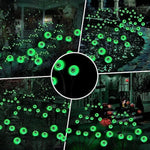 2PACK Scary Eyeballs Solar Garden Lights Halloween Decorations Outdoor