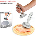 Dual Sided Meat Tenderizer Mallet Marinating Prep Tool