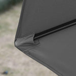 Outdoor Table Umbrella With 8 Sturdy Ribs