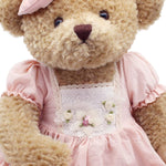 Oitscute Big Baby Teddy Bear With Cloth Cute Stuffed Soft Toy 25 Pink Brown