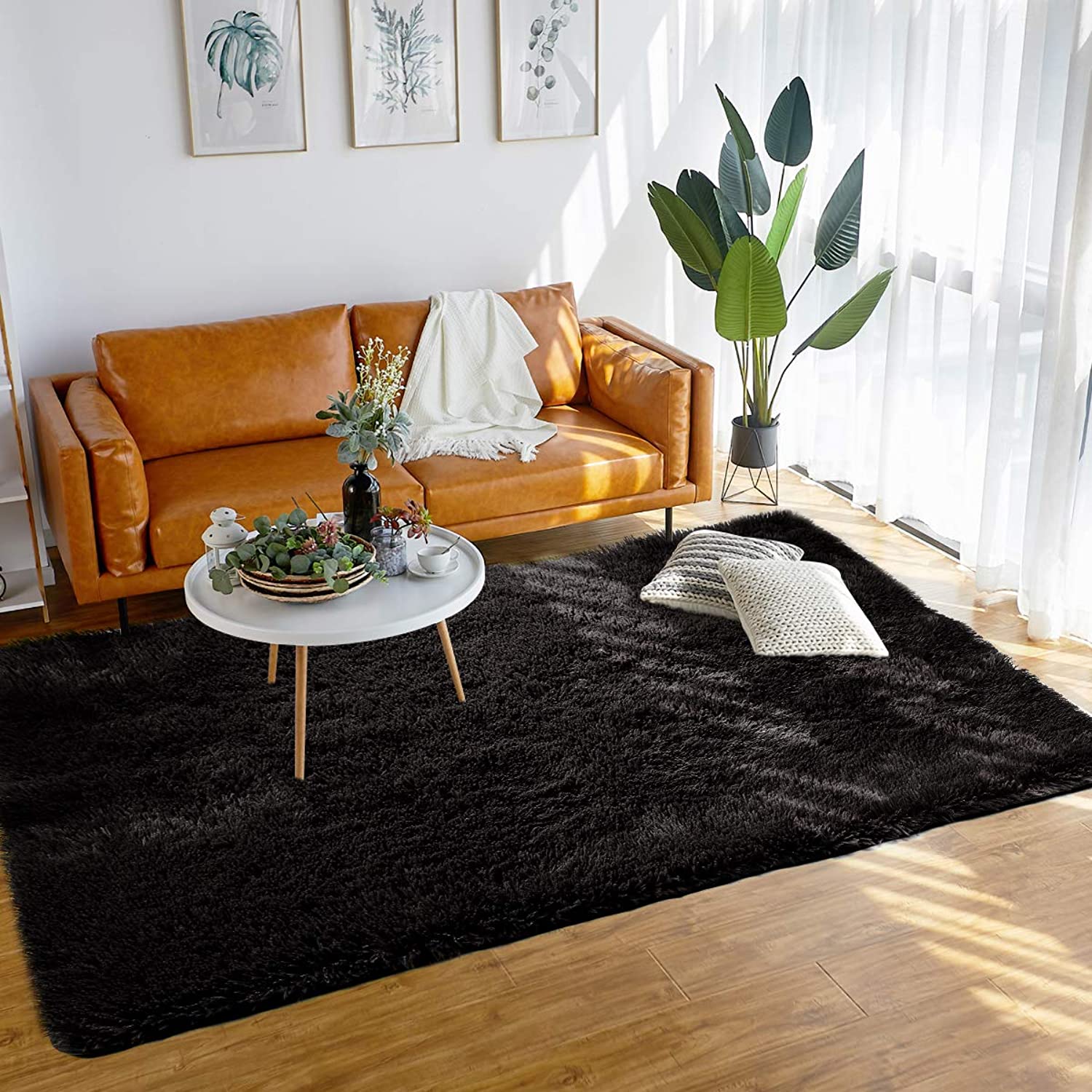 Merelax Soft Modern Indoor Large Shaggy Rug For Bedroom Livingroom Dor –  BlessMyBucket