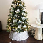 Christmas Tree Base Cover Dismountable With Programmable Led Lights