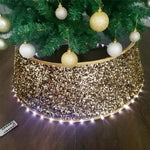 Christmas Tree Base Cover Dismountable With Programmable Led Lights