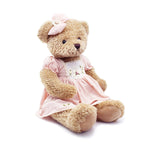 Oitscute Big Baby Teddy Bear With Cloth Cute Stuffed Soft Toy 25 Pink Brown