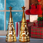 Lighted Christmas Table Decorations With Star