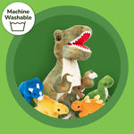 T Rex Dinosaur With Tummy Carrier Zipper Stuffed Toy