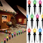 Multicolor Walkway String Lights With Stakes