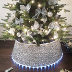 Christmas Tree Base Cover Dismountable With Programmable Led Lights