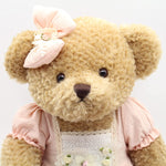 Oitscute Big Baby Teddy Bear With Cloth Cute Stuffed Soft Toy 25 Pink Brown