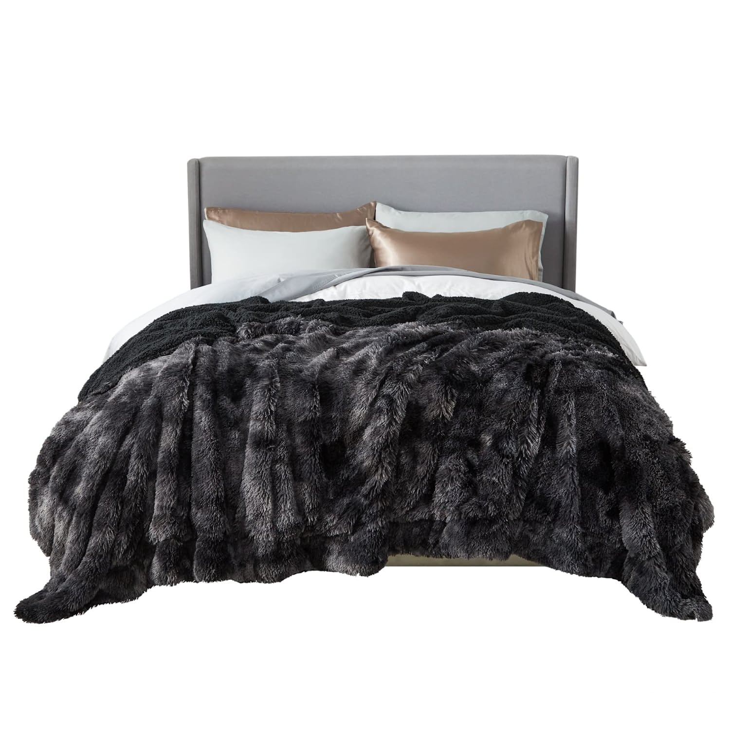 Soft Plush Cozy Shaggy Shag Furry Warm Thick Blanket – BlessMyBucket