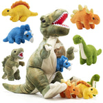 T Rex Dinosaur With Tummy Carrier Zipper Stuffed Toy